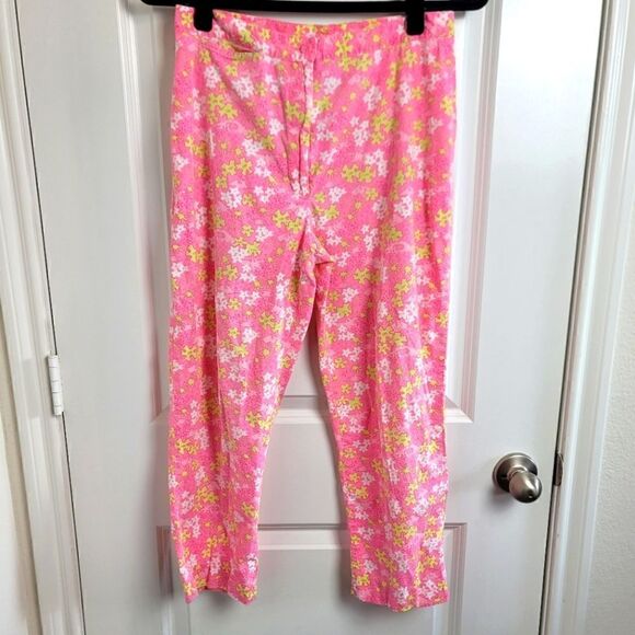 VINTAGE LILLY PULITZER Hippo Print Pants - Picture 1 of 13